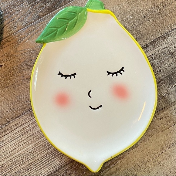 PEAR & LEMON Ceramic Pair of Small Wall Art Hanging - Picture 4 of 12